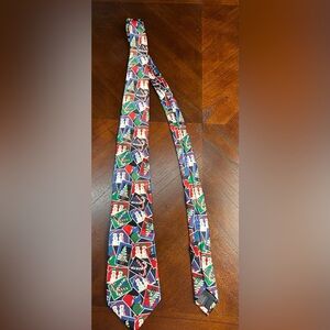 PRESCOT BAY silk Christmas tie